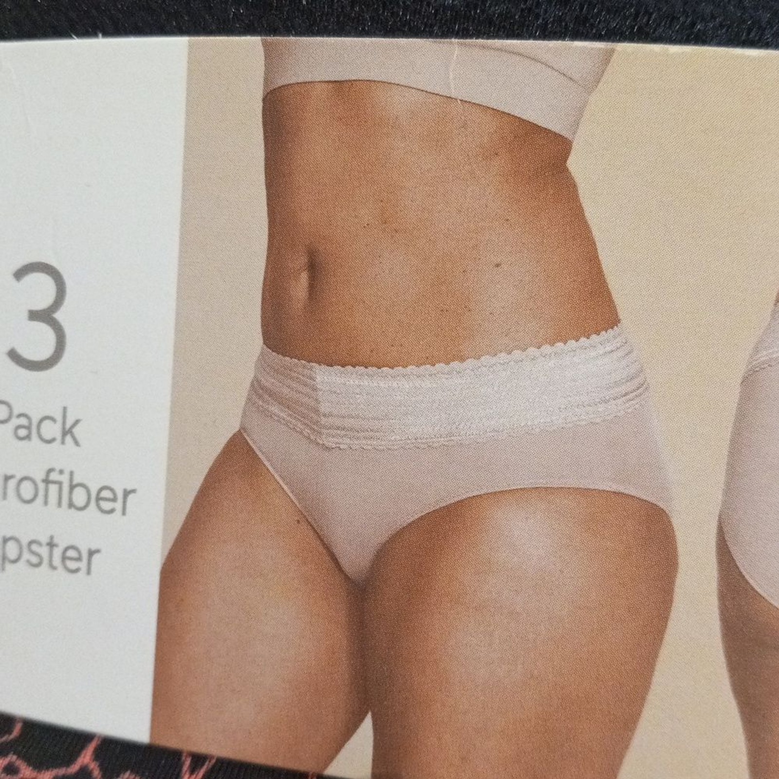 Women 3X Hipster NEW Lace Underwear Women 3-Pair no-tags Dig-Free Comfy Panty