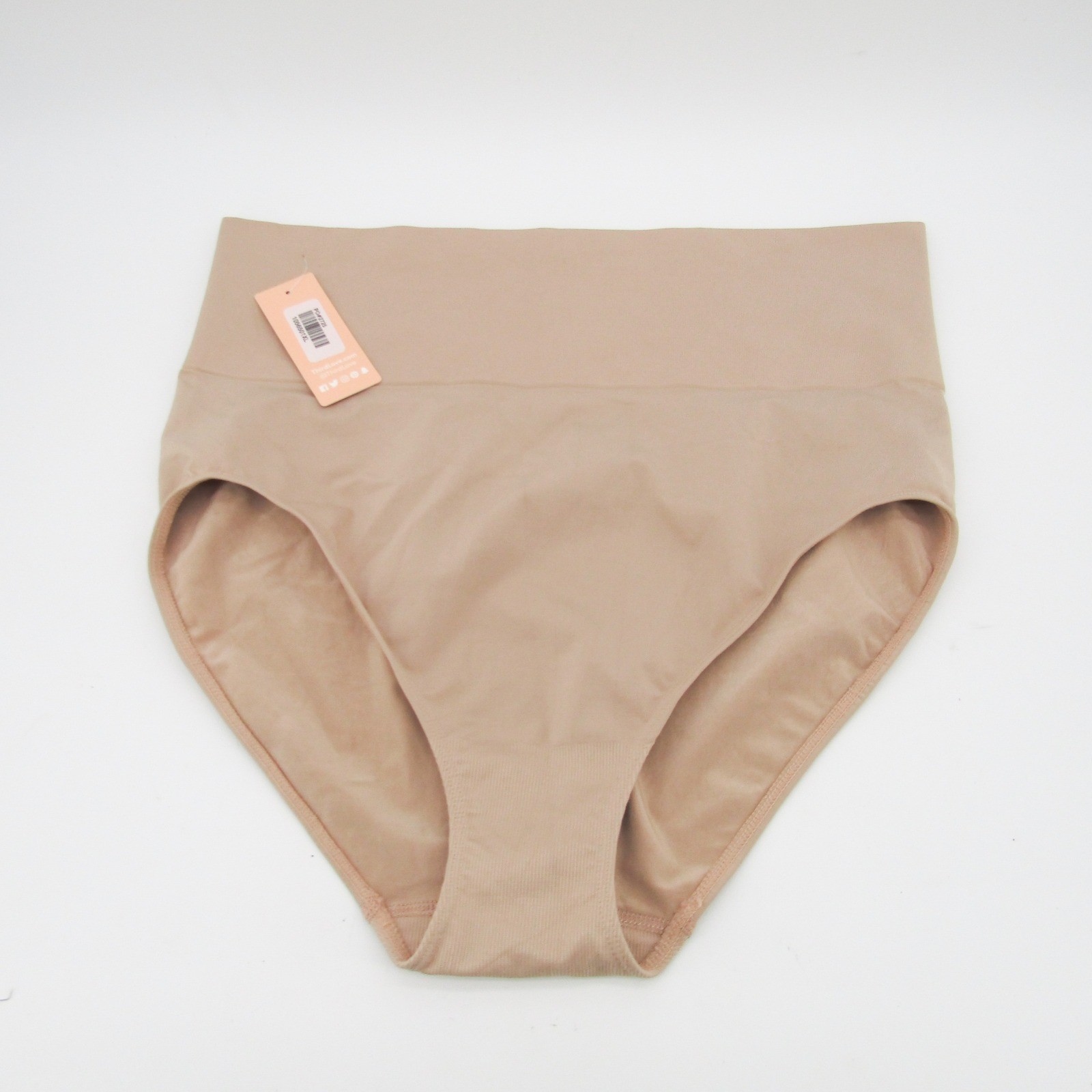 ThirdLove High Waisted Brief Panty Underwear Beige XL Seamless Comfort