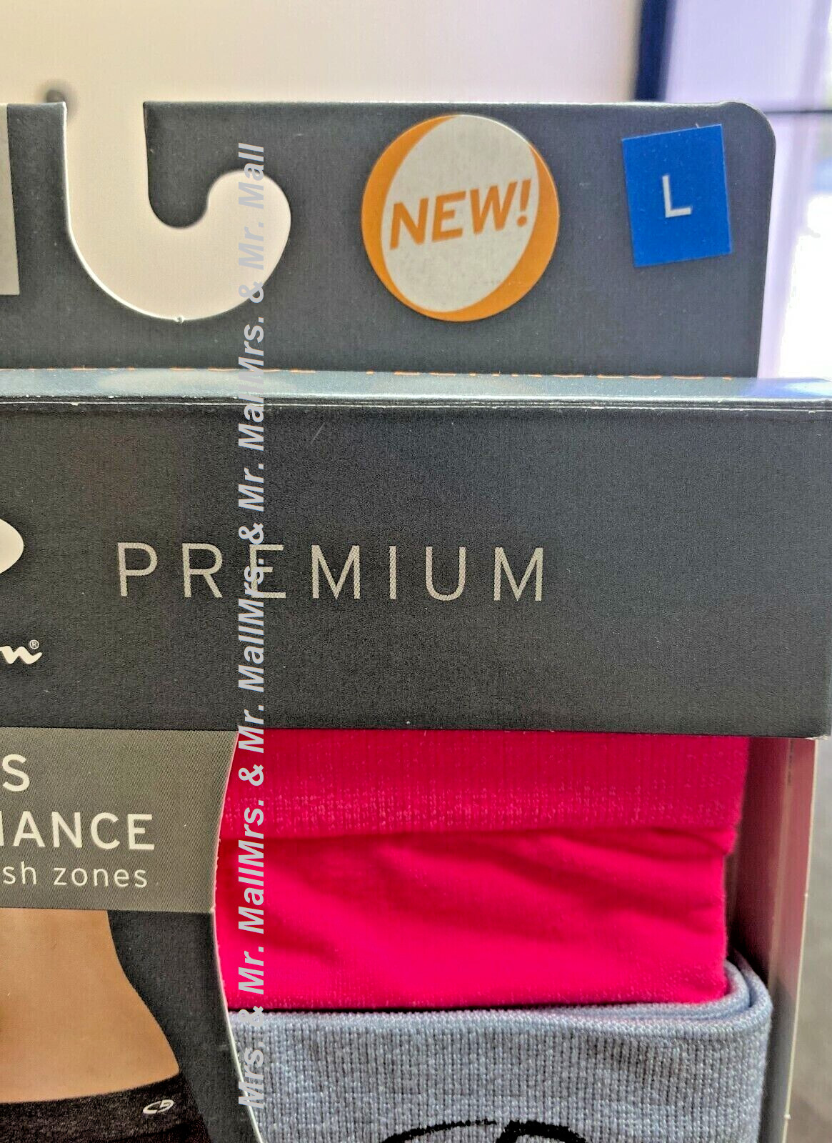 NIB Hanes Mens 3-Pack X-Temp Comfort Cool Boxer Briefs, Regular Length, 2XL/2XG