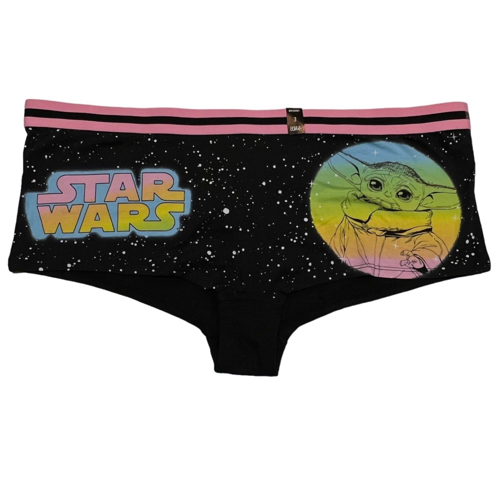 NWT TORRID Boyshort Pantie Sz 1X-2X-3X Star Wars Groot