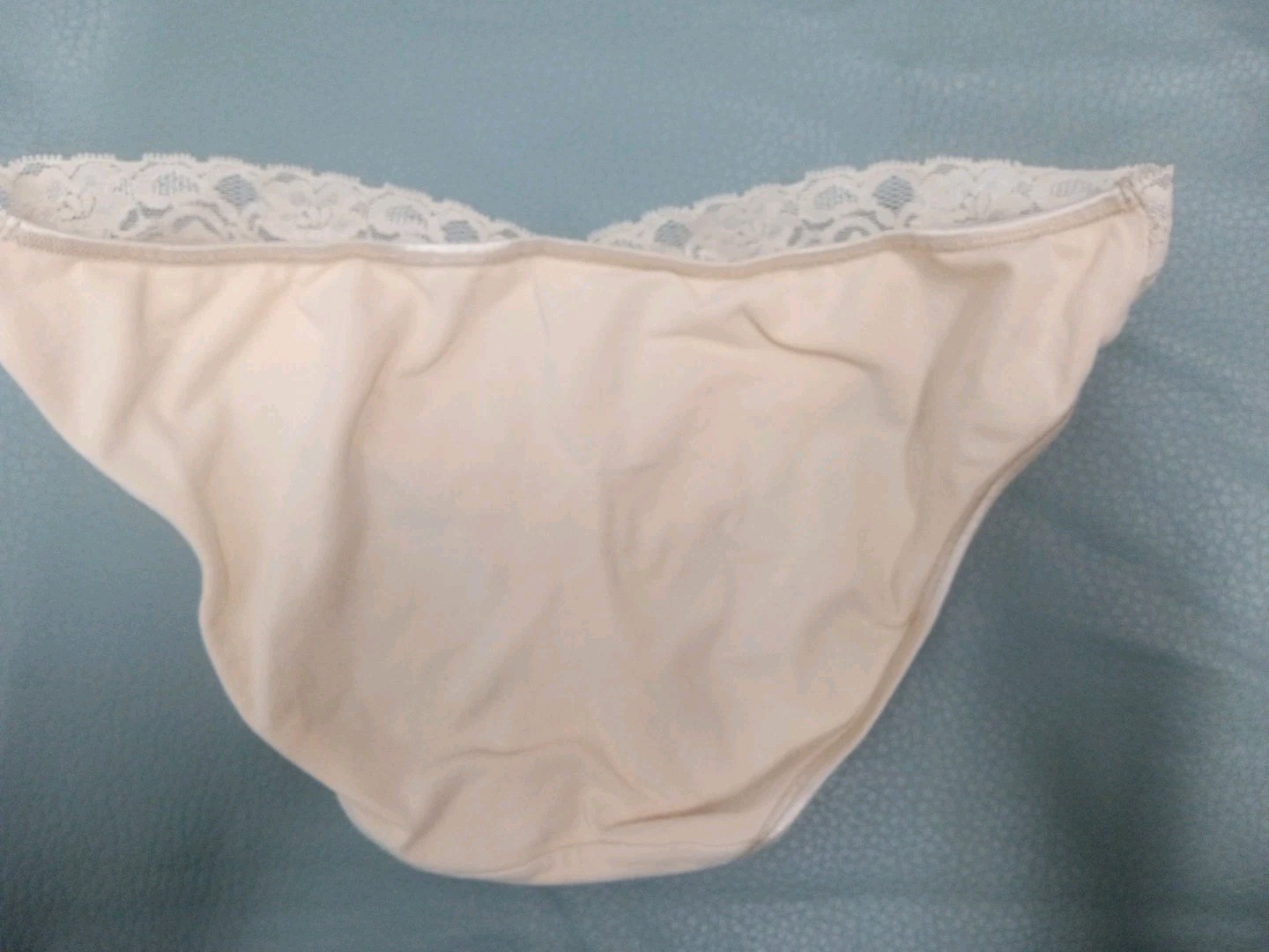 Steve Medium 28″ to 32″ Lo Rise Second Skin Stretch Lace Trim Bikini Panties