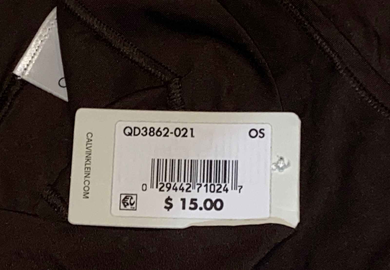 CALVIN KLEIN One Size Dark Brown High Waist Hipster Panty NEW Womens O/S XS-XL