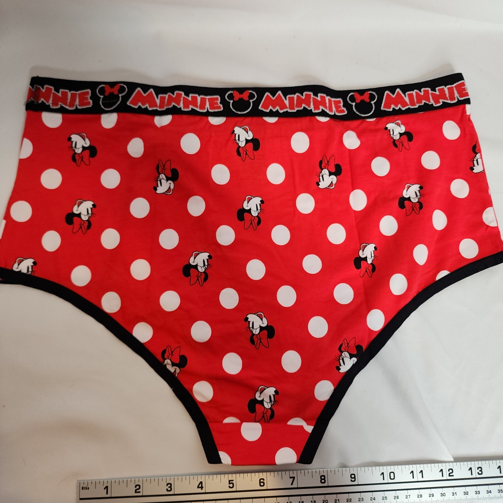 2X 18W 20W Torrid Minnie Mouse Red Polka Dot Brief Panty Disney Full Coverage Mi