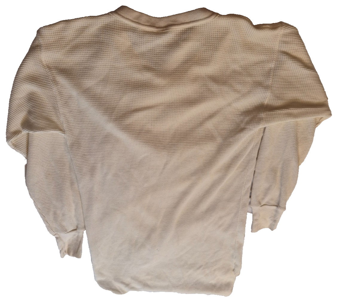 WOMENS SIZE MEDIUM 65 COTTON/35 POLY THERMAL LONG UNDERWEAR SET TOPS & BOTTOMS