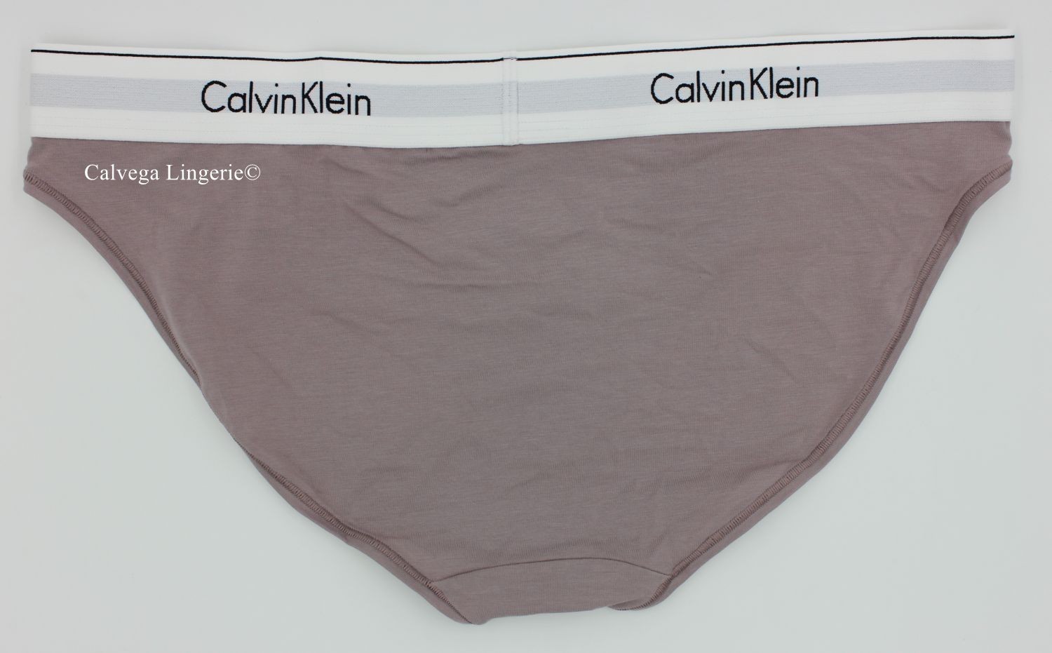 NWT Calvin Klein F3787 “Modern” Logo Cotton Bikini, Taupe (633), XL