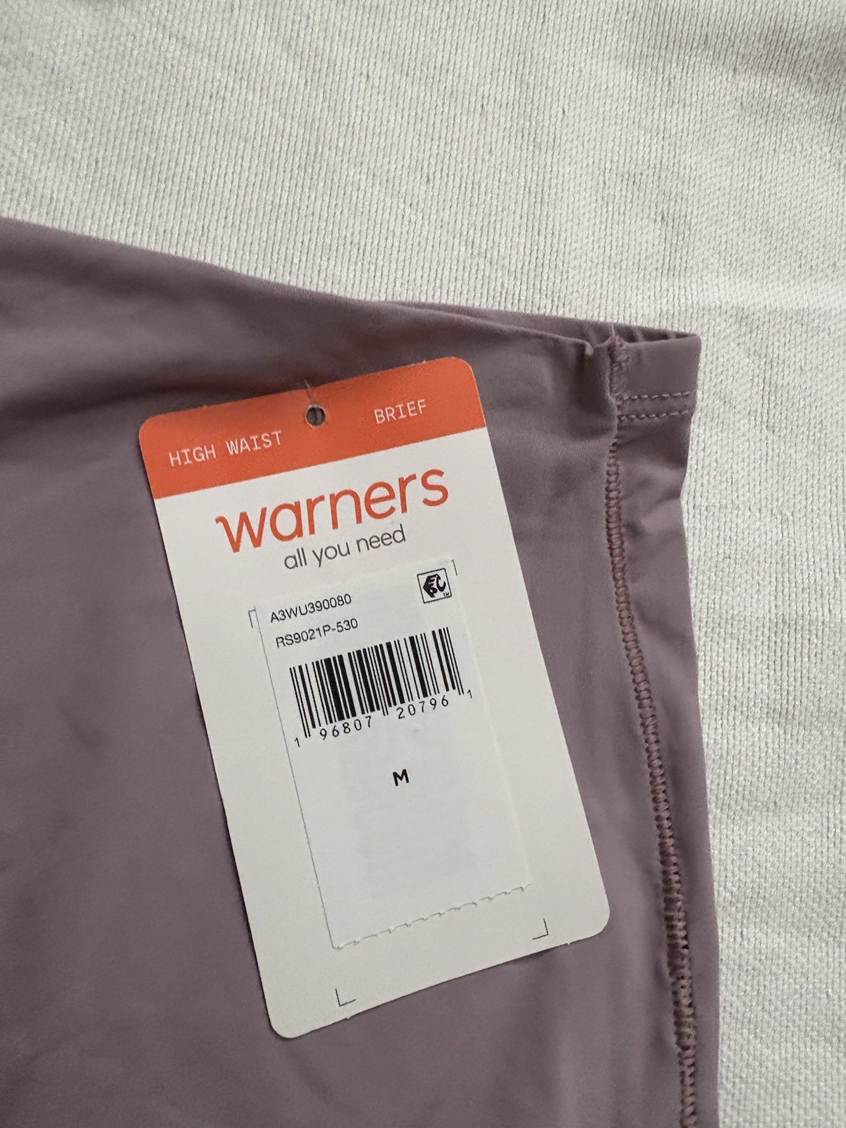 NEW Warners Smooth It Over Soft Pinch-Free Waistband Hi-cut Panty Medium 4 Pair