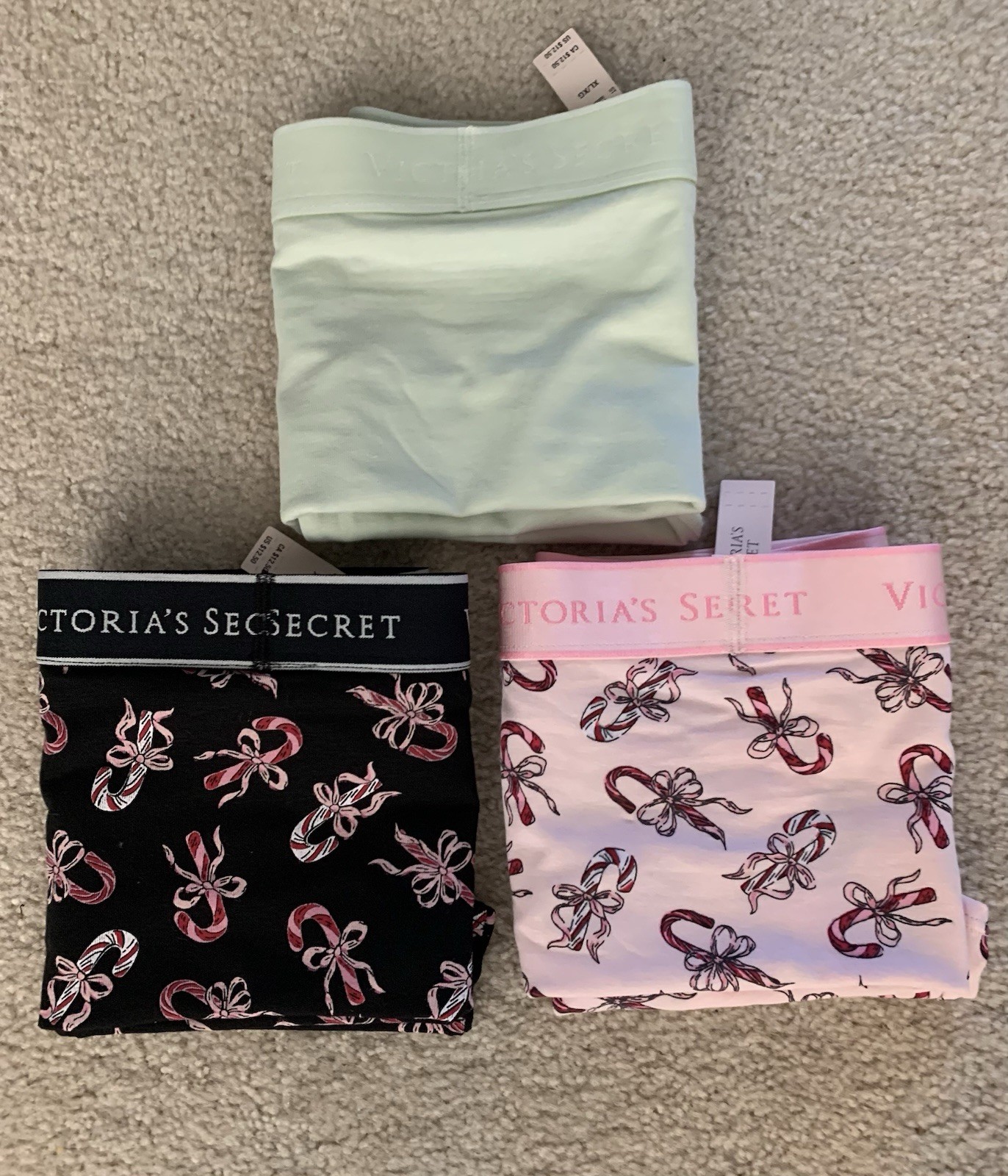Victoria’s Secret Women’s Panties Boy Cut Shortie Size XL/XG Set Of 3 NWT