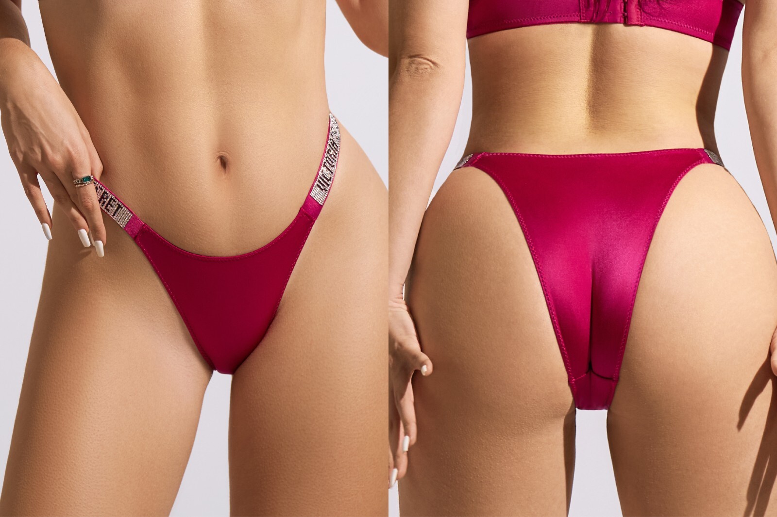 Victoria’s Secret Shine Strap – MULTI BRIEF – Classic SATIN lingerie