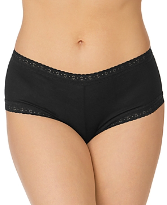 Hanky Panky E3420 Women’s Dream Modal Boyshort Panty in Black Size L