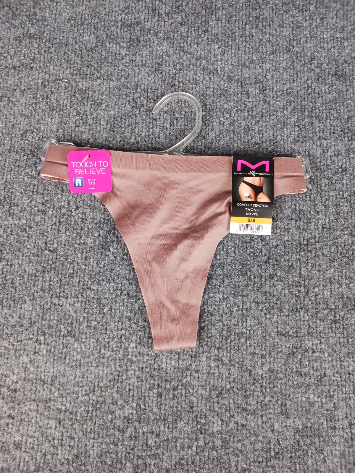 4 PACK MIXED LOT MAIDENFORM THONG NO LINES NO SHOW SMALL 5