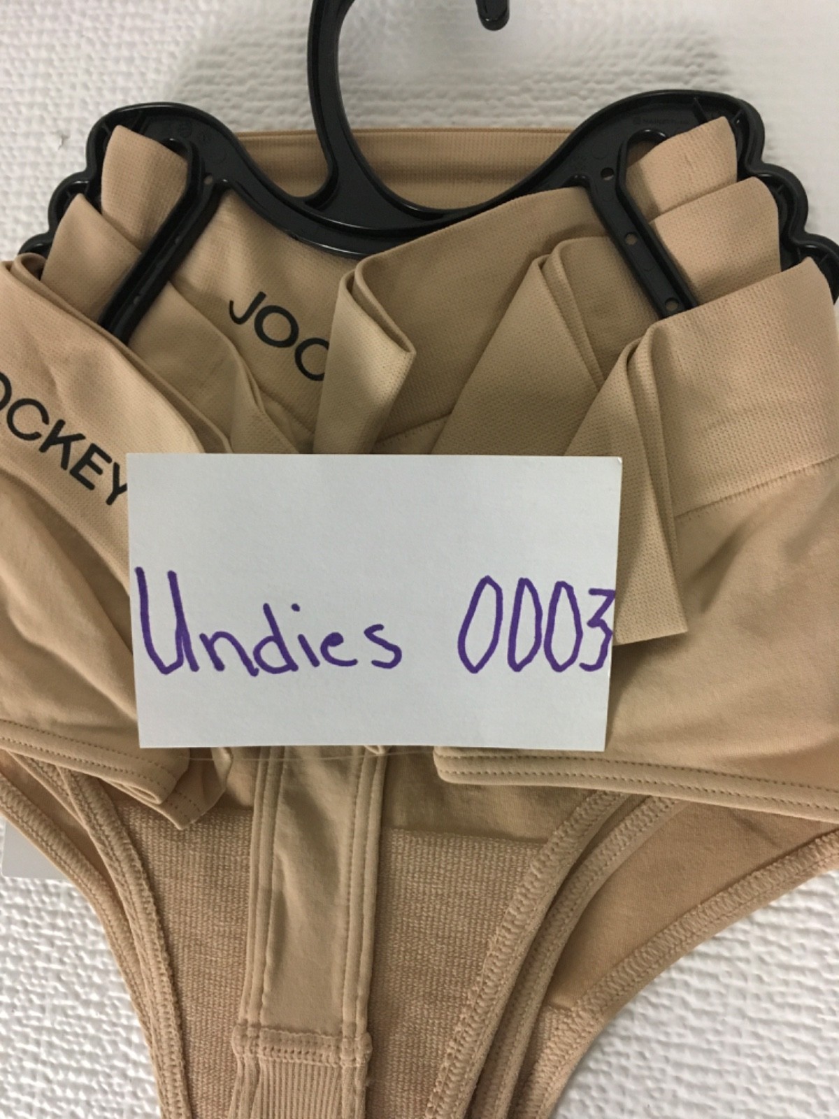 Jockey Essentials 3 Pack Thong Underwear Size XXXL Seamless Soft Stretch Tan New