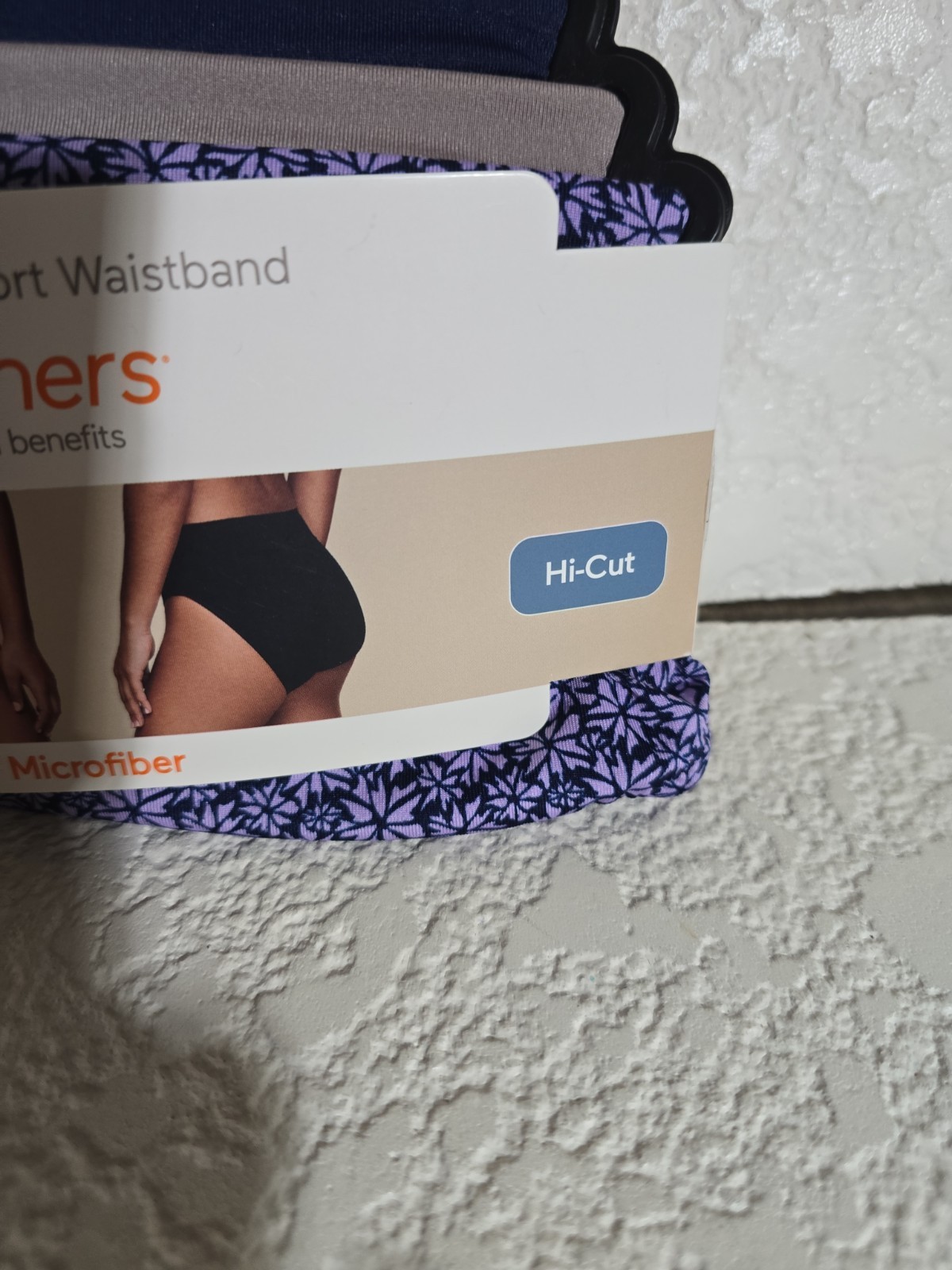 WARNER’S BLISSFUL BENEFITS 3 Pr DIG FREE WAIST MICROFIBER HI-CUT NWT SZ L