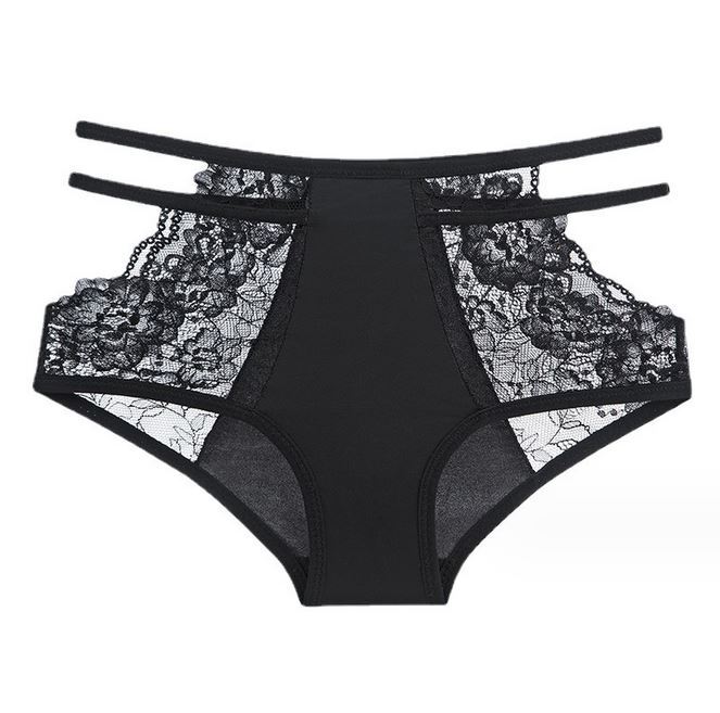 1/5 Pack Lot Womens Lace Satin Panties Underwear See Through Briefs Lingeries