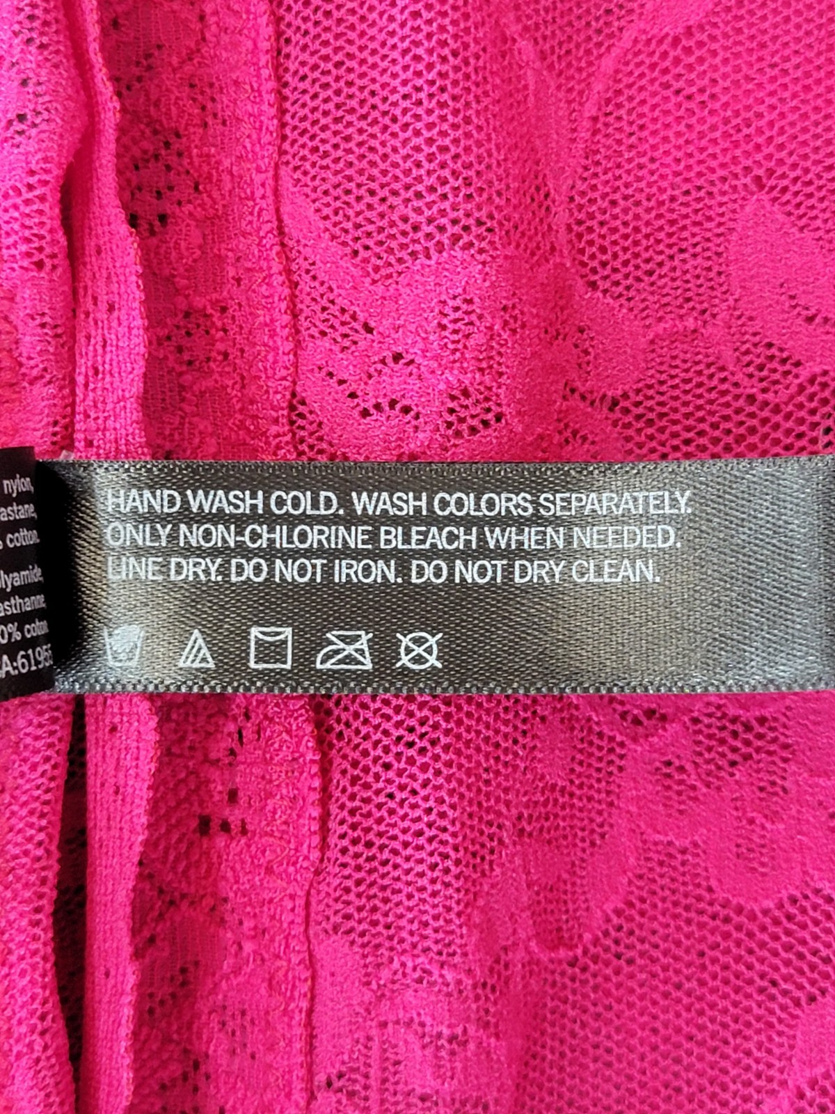 Natori Bliss Allure One Lace Girl Brief Women’s One Size Primrose Elastic Waist~