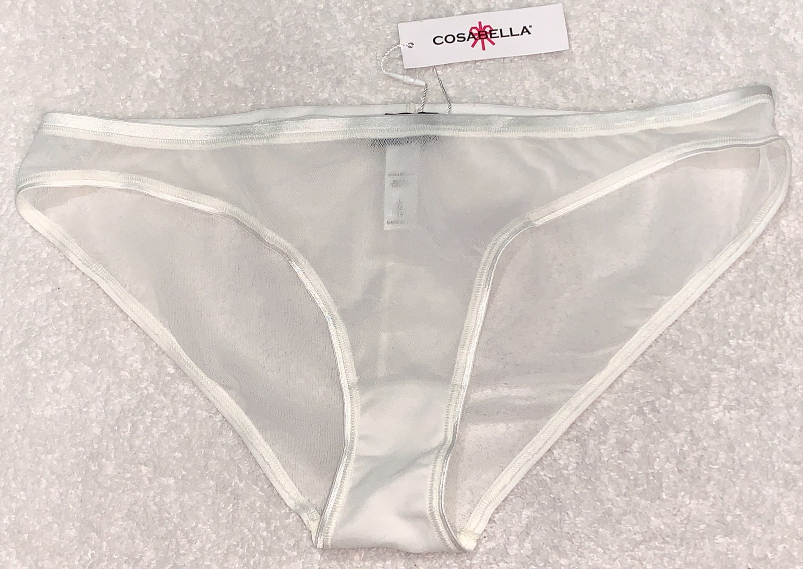 COSABELLA Soire Confidence Moon Ivory Low Rise Bikini Panty NEW Womens Sz L 7