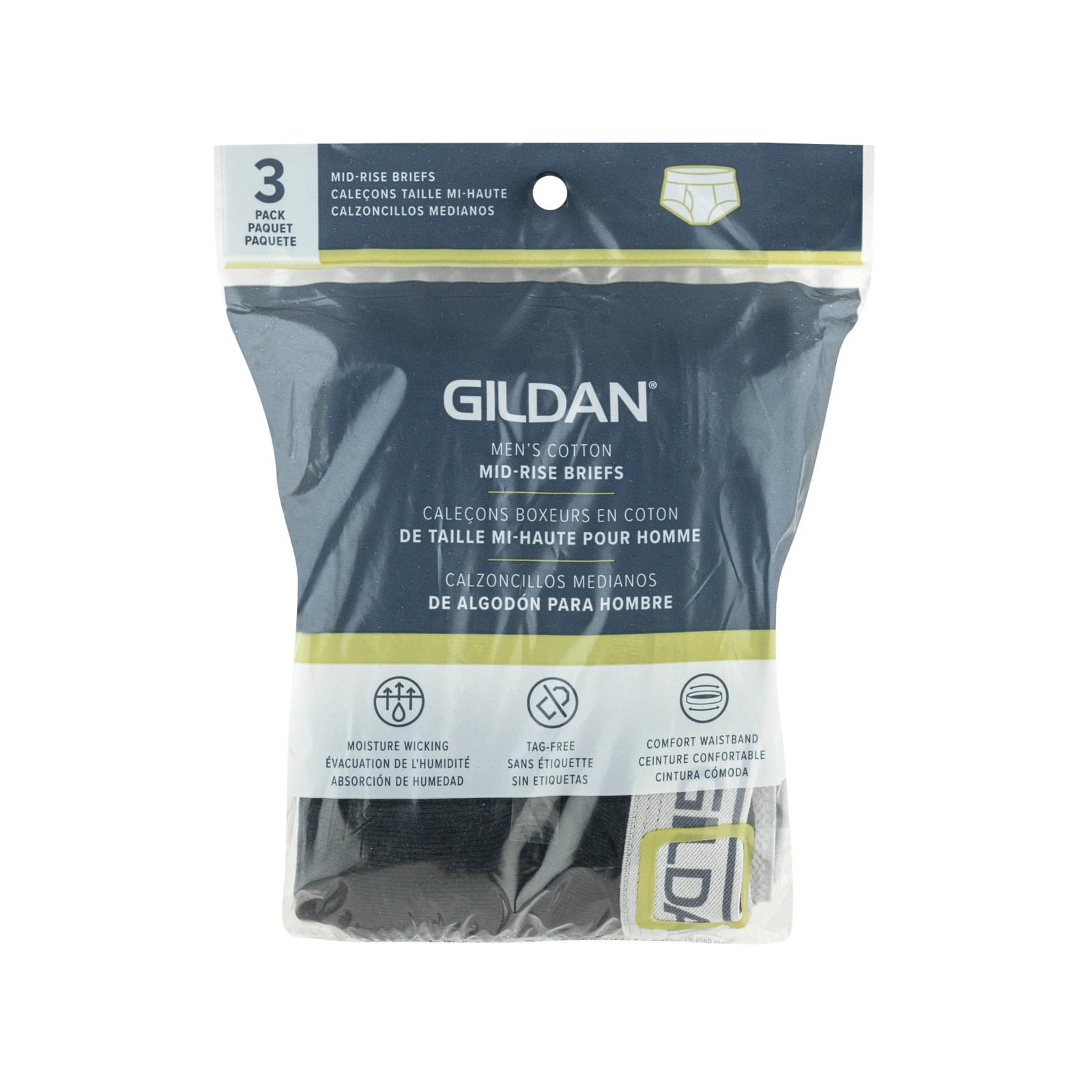 Gildan Men’s Cotton Briefs – Soft, Comfortable & Breathable 3X, Asst