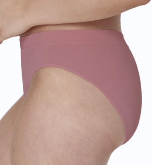 BALI One Smooth U Seamless All Around Smoothing Pink Hi Cut Panty Womens Sz M L