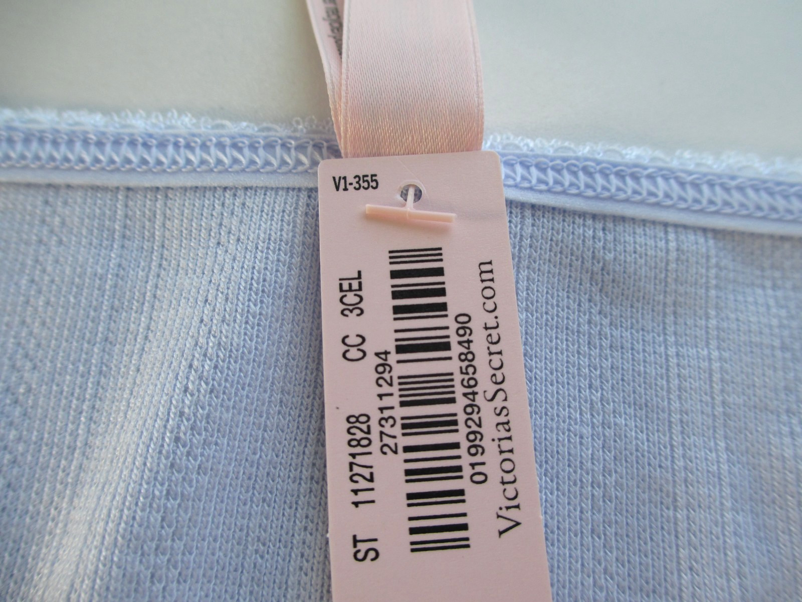 VICTORIA’S SECRET Bikini Panty S M L XL Blue NWT Pointelle VS Mesh Trim
