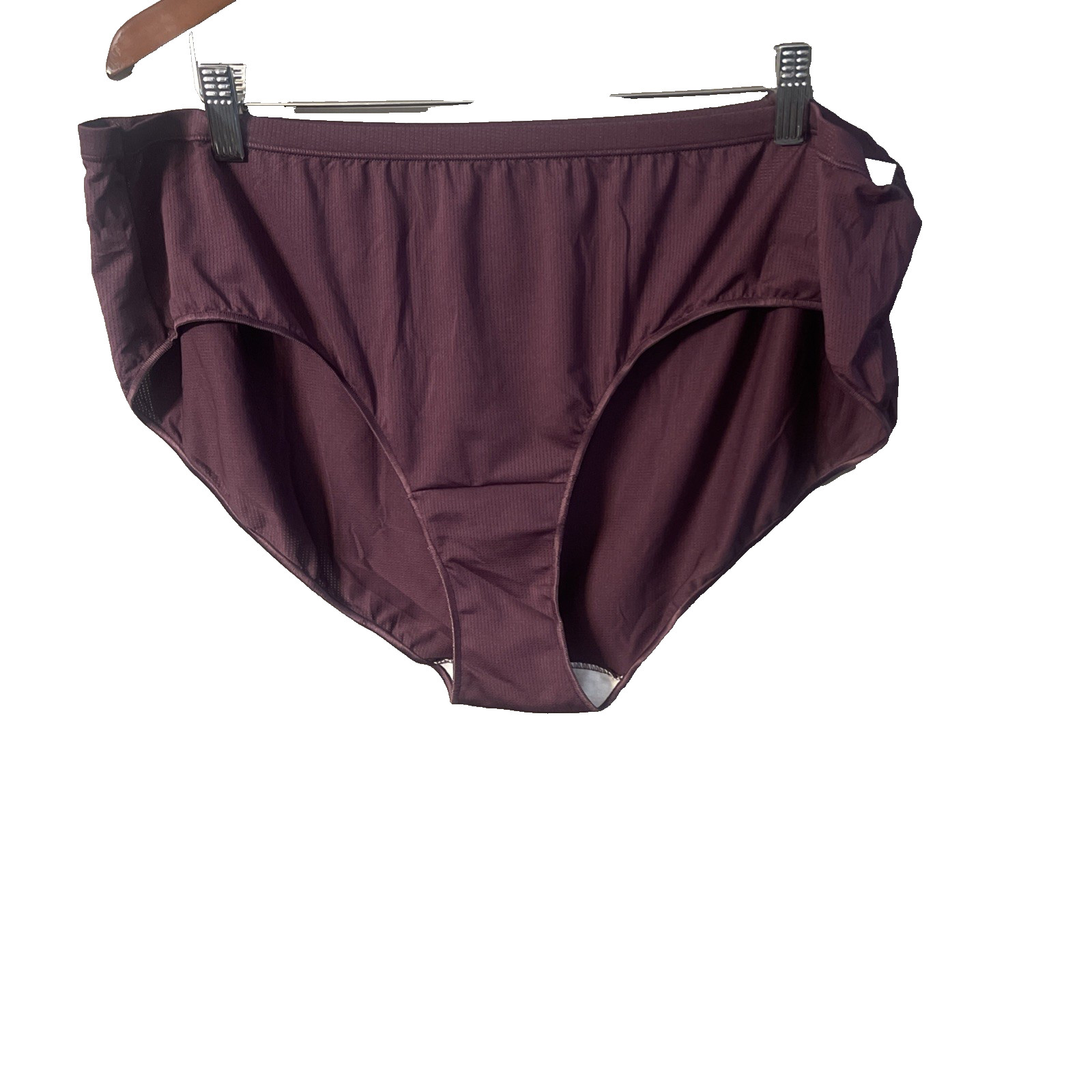 JMS Hanes Bikini Panty Sissy Mesh Underwear Maroon Purple Plus 6X Size 13