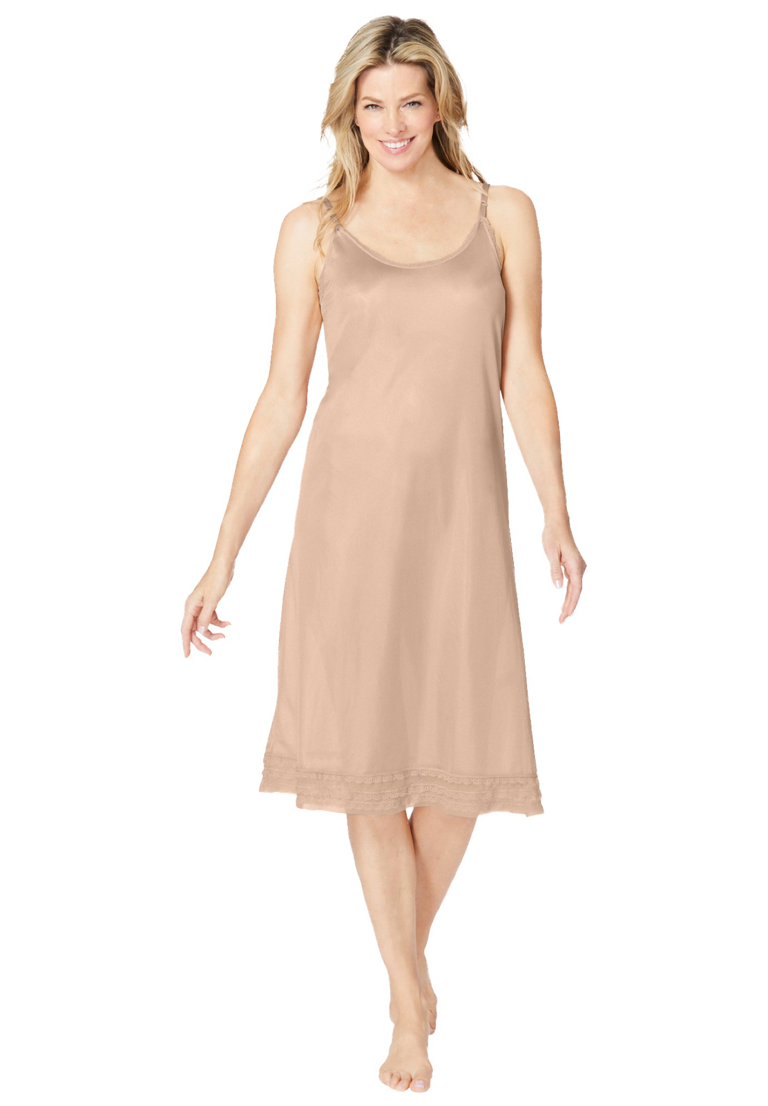 Comfort Choice Women’s Plus Size Snip-To-Fit Dress Liner