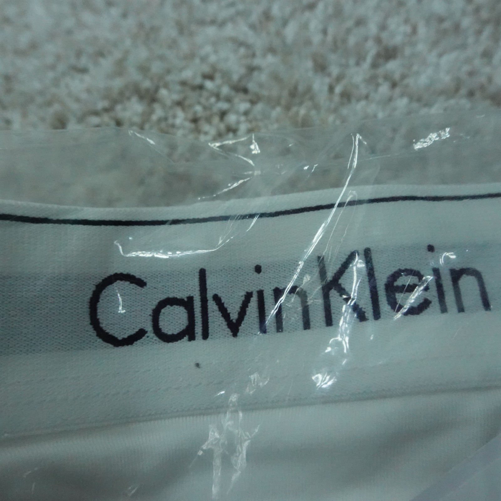 Calvin Klein Underwear Womens Extra Large White Bikini F3787 1 Pair