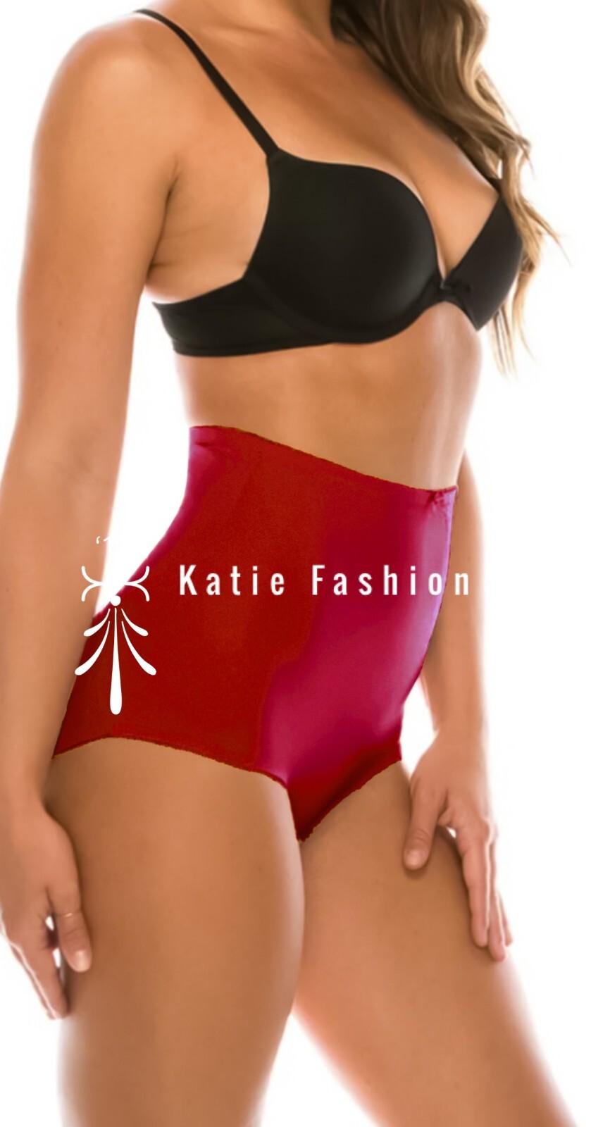 6 pk Women Full Coverage High Waist Light Tummy Control Satin Girdle Panty 2X-5X