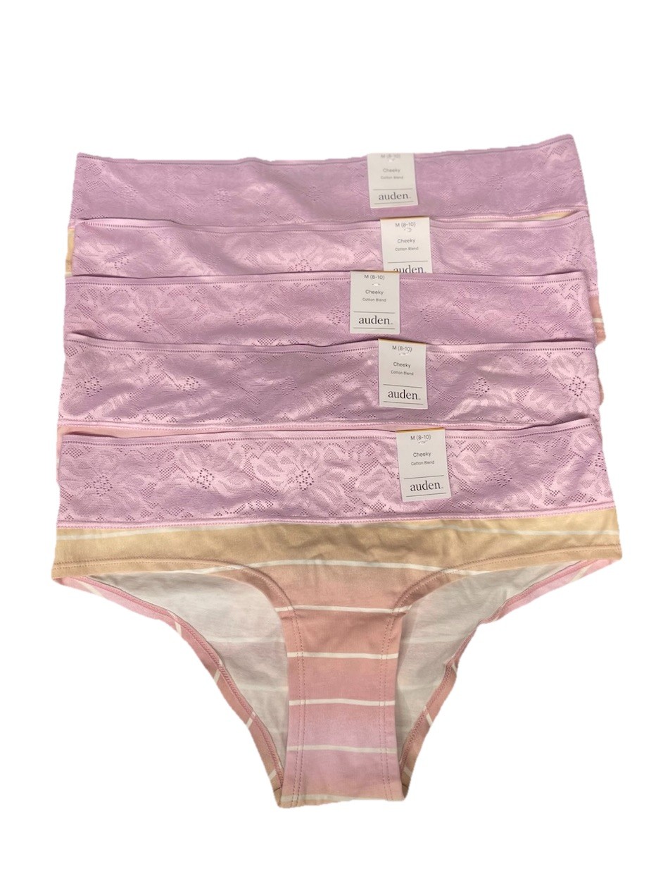 Auden 5 Pack Of Cheeky Underwear | Women’s Size Medium 8-10