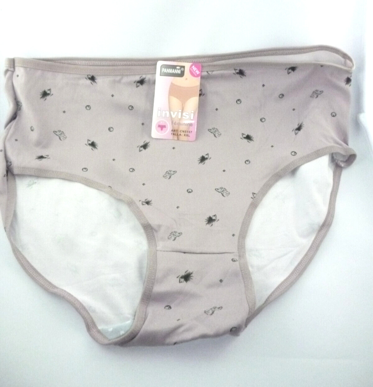 Ladies Bikini Briefs 3 Pack, Cotton, 2XL
