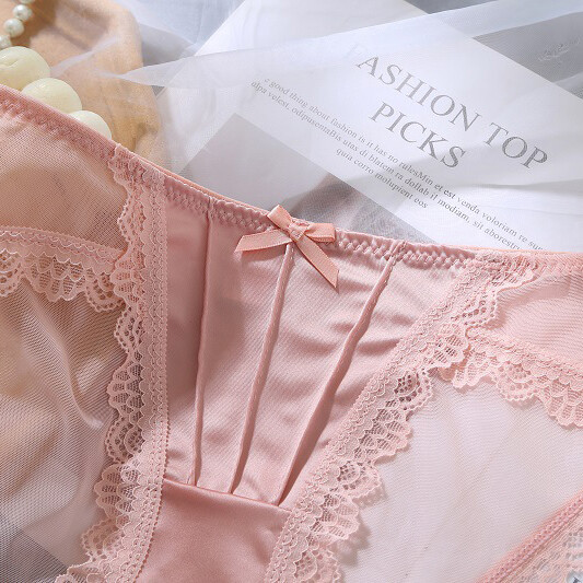 5 Pack Lot Sexy Ladies Womens Satin Panties Intimates Sheer Full Brief Underwear