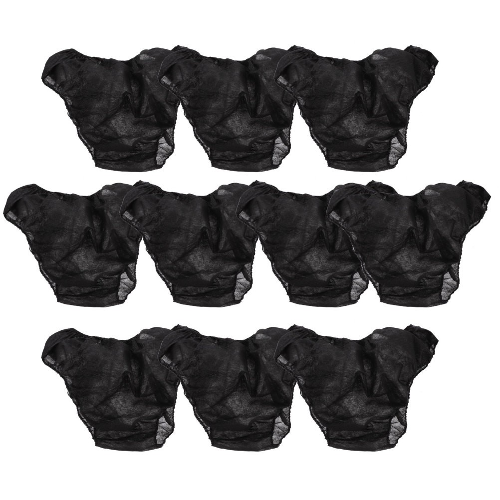 10Pcs Reusable Briefs Women Briefs Non-Woven Fabric Underwear for Travel Spa