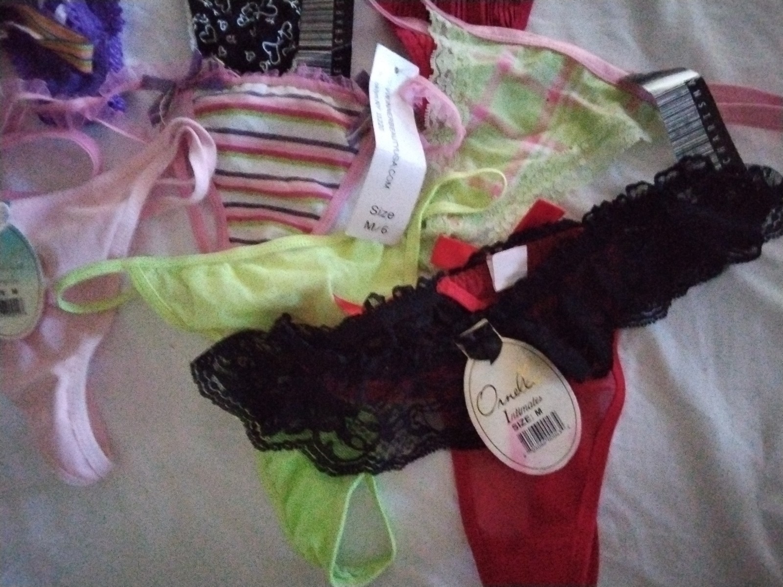 ( LOT OF 10 ) G-STRING THONGS SZE MEDIUM NWT