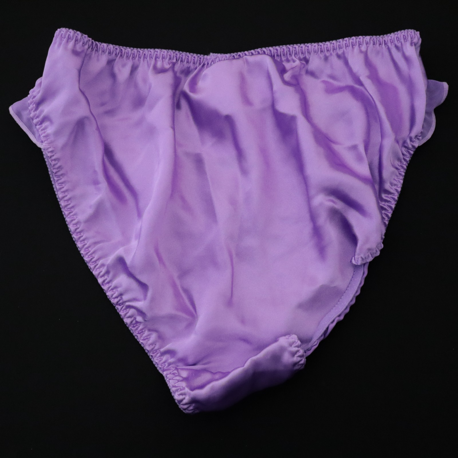 NEW Delicates VTG 90s JcPenney Polyester Satin Flutter Bikini Brief Panty LARGE