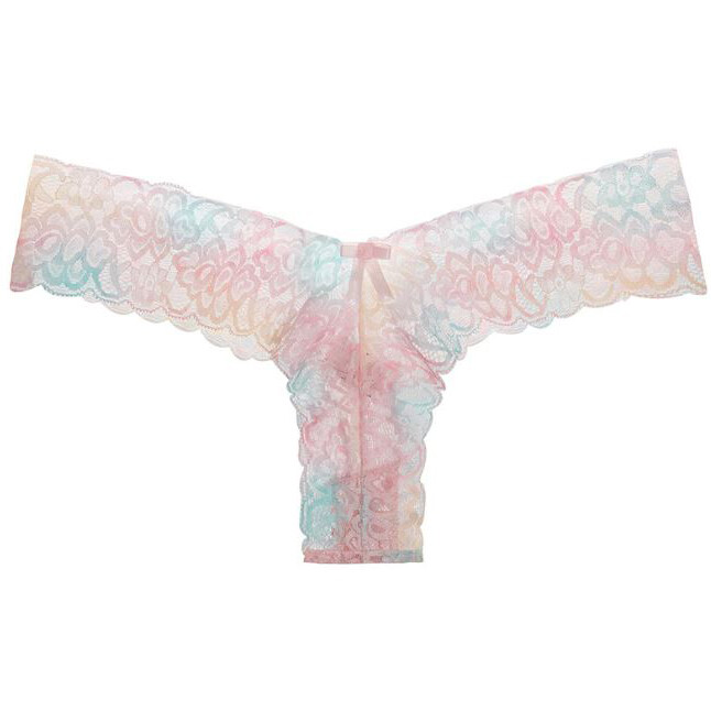 6 Pack Lot Sexy Womens Floral Lace Panties Thong G string Brief French Underwear