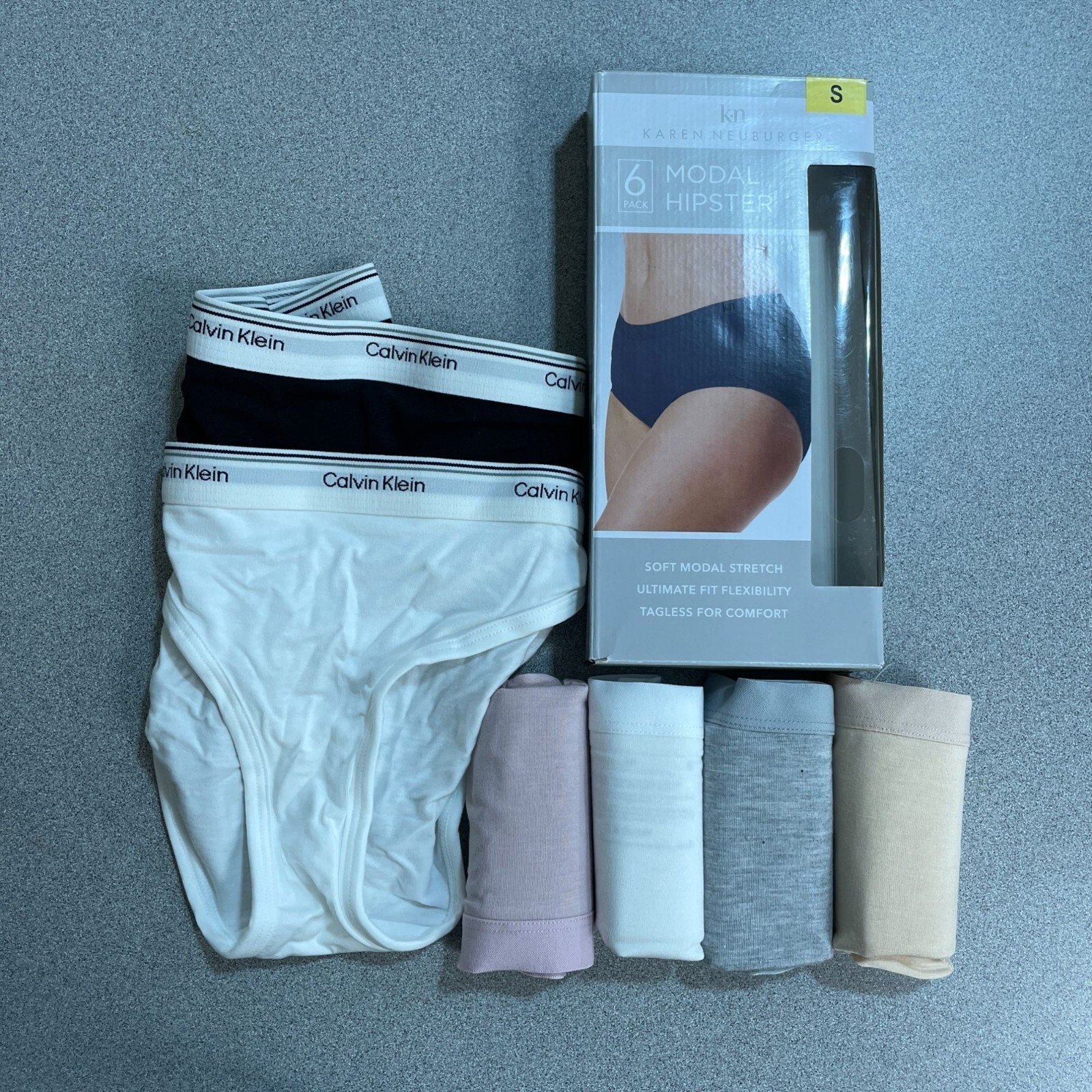 NWOT Bundle of 6 Calvin Klein Karen Neuburger Women’s S Underwear brief B1762
