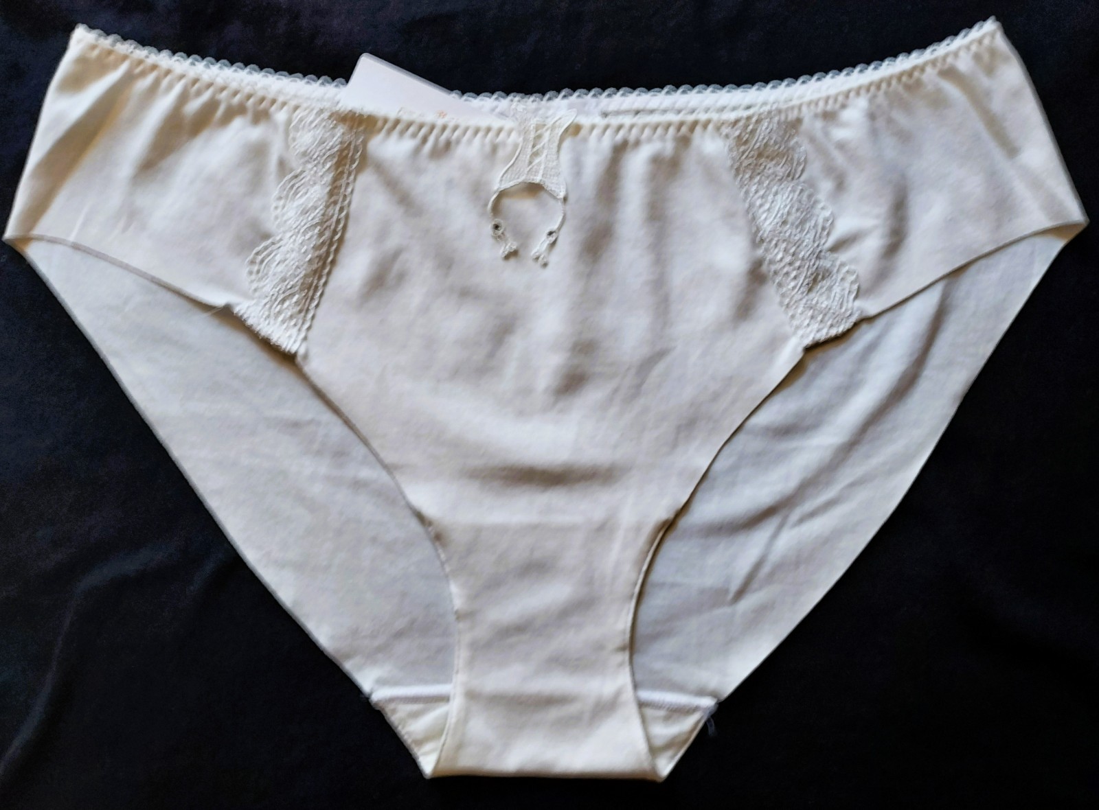 INTIMATE LINGERIE PANTIES WHITE PEARL – 5 / XL BRIEF FRENCH WHITE PEARL