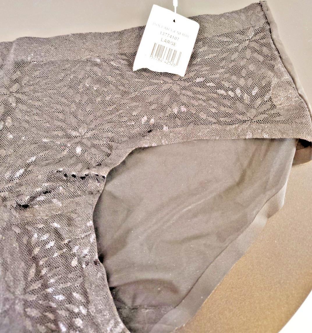 KATHY IRELAND/ Hipster/ Panties Seamless/ Size Large Womens/ Underwear Black
