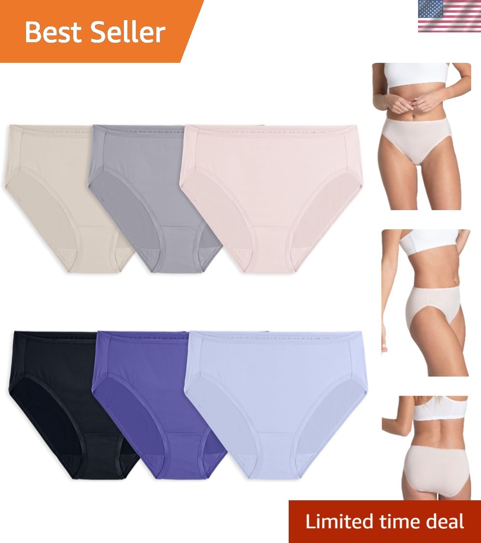 Women’s Lightweight Microfiber Underwear, Smooth Under Clothes, Available in …