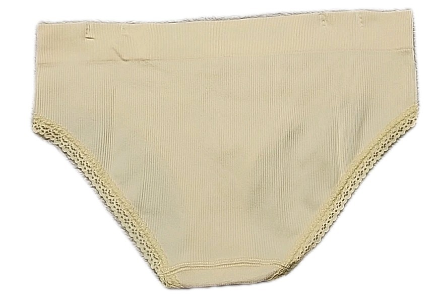 NWT No Boundaries Women’s Seamless Hipster Panty Medium Tender Lemon Lace Yellow