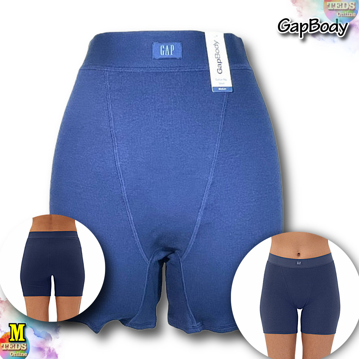NWT GAP GapBody Women’s M High Waist Short GPW01070 Elysian Blue