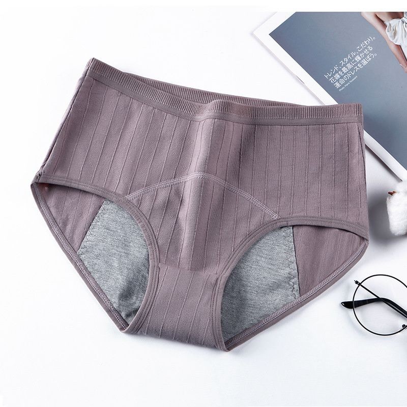 Sanitary Underwear Waist Mid-High Antibacterial Physiological Leak-Proof Women’s