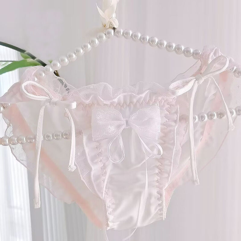 Japanese Lolita Girls Sweet Low Waist Briefs Underwear Underpants Panties