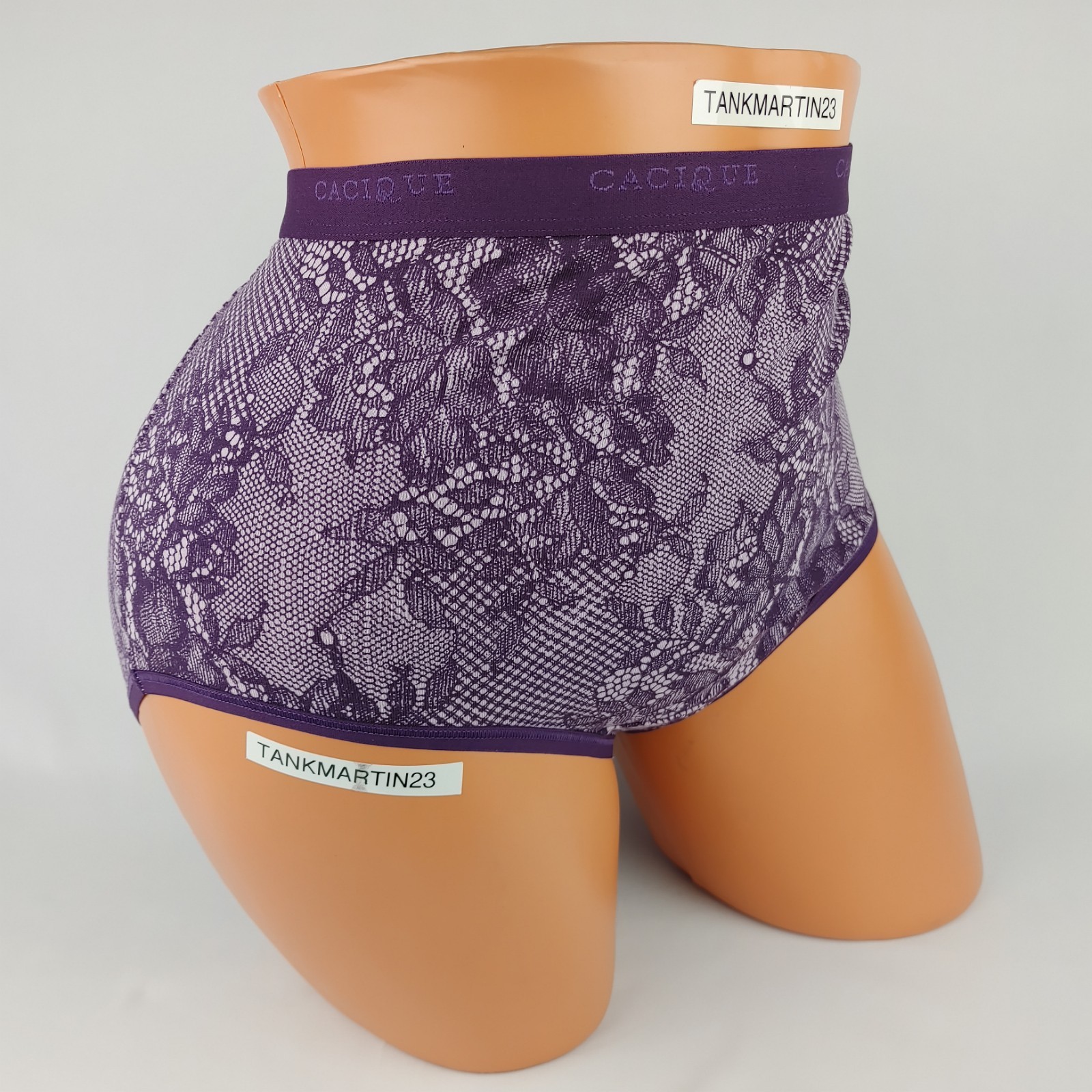 Lane Bryant Cacique Cotton Full Brief Panty Panties 18/20 Plus Purple Flowers