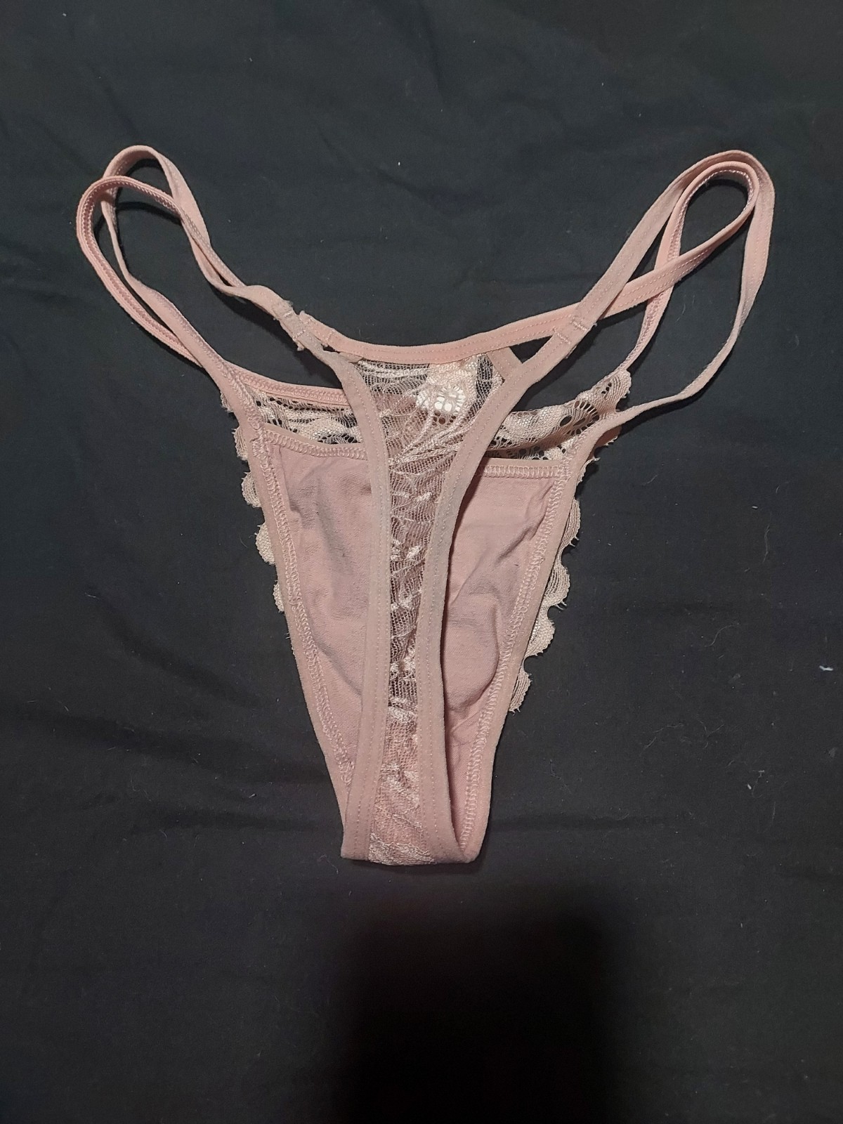 Set Of 8 Womans Laced Thongs, Laced Cheeky Underwear Size Xl Neww With Tags.