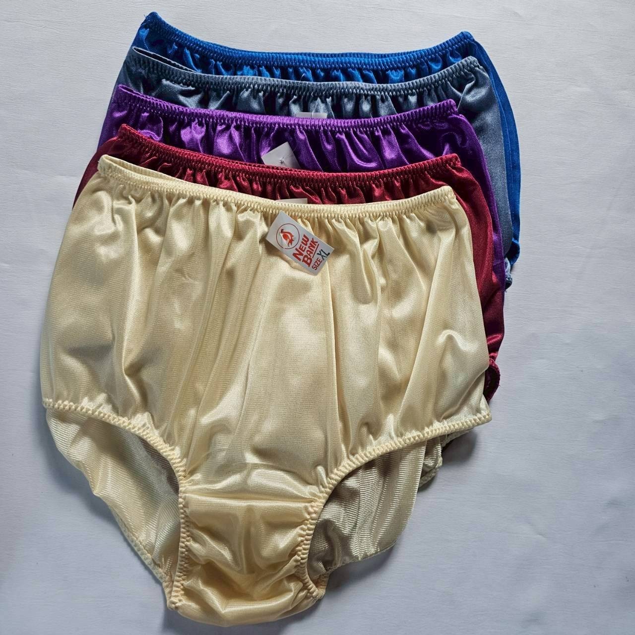 10 Nylon Underwear Granny Panties Comfort Woman Man Briefs High Waist 36″-42″ XL