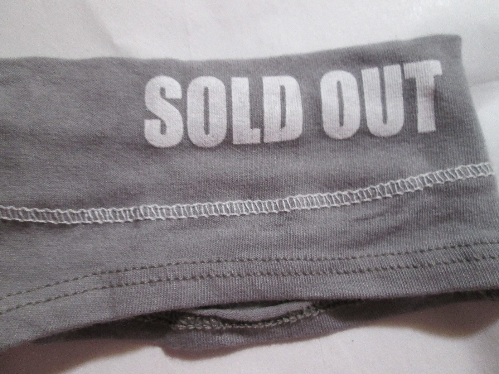 New 2 Cotton Thongs Size XL You get 1 ea Black Kitty Cat Face & Gray ‘Sold Out’