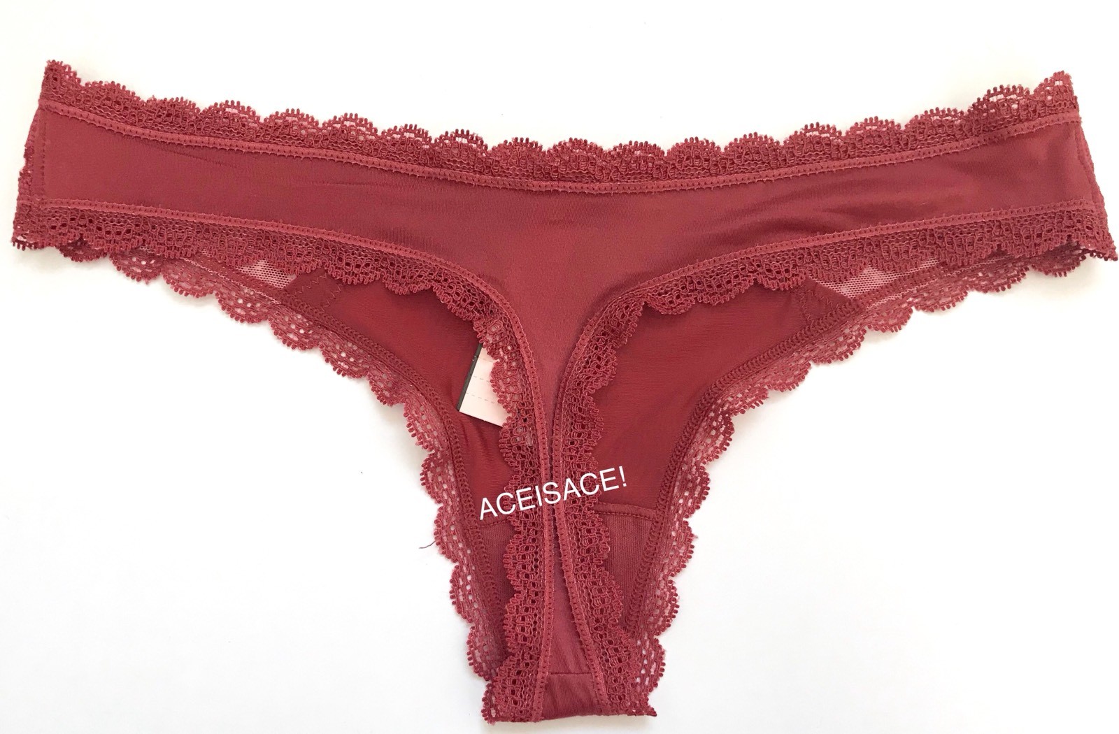 $14.50–NWT* Victoria’s Secret BODY BY VICTORIA FLORAL SIDES THONG –ROSE–XS/XP