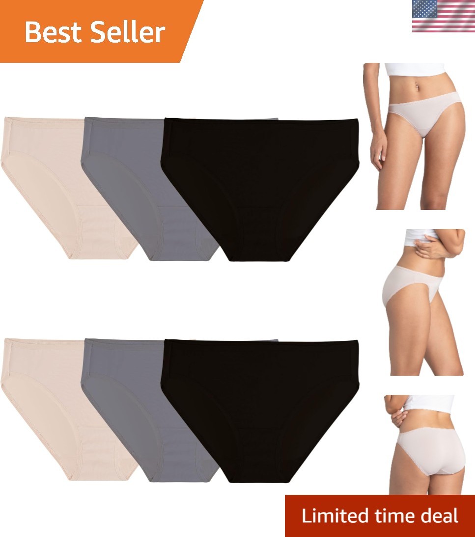 Women’s Lightweight Microfiber Underwear, Smooth Under Clothes, Available in …