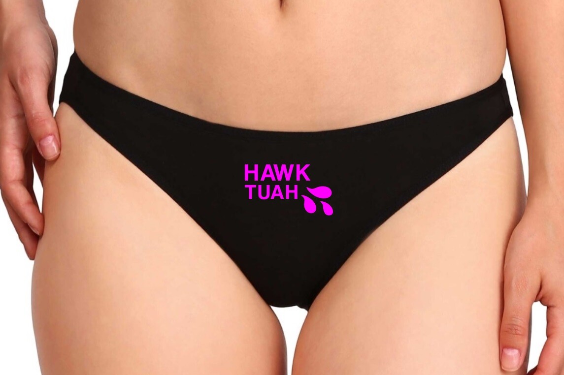 Hawk Tuah Spit on That Thang Sexy Glow In Dark Funny Cosplay Novelty Slut Thong