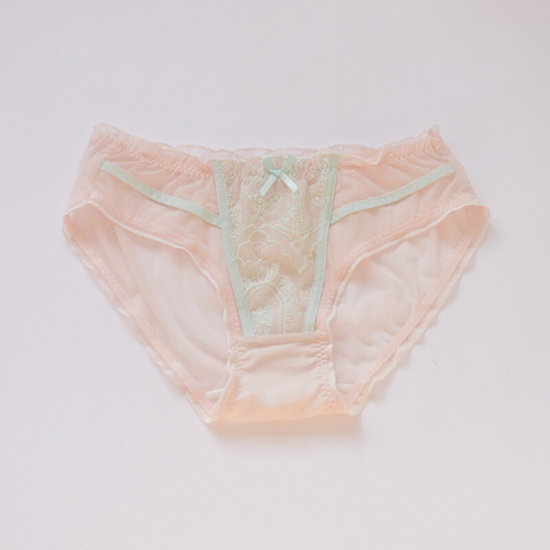 3pcs Womens Chiffon Panties Soft Korean Underwear Hot Sheer Knickers