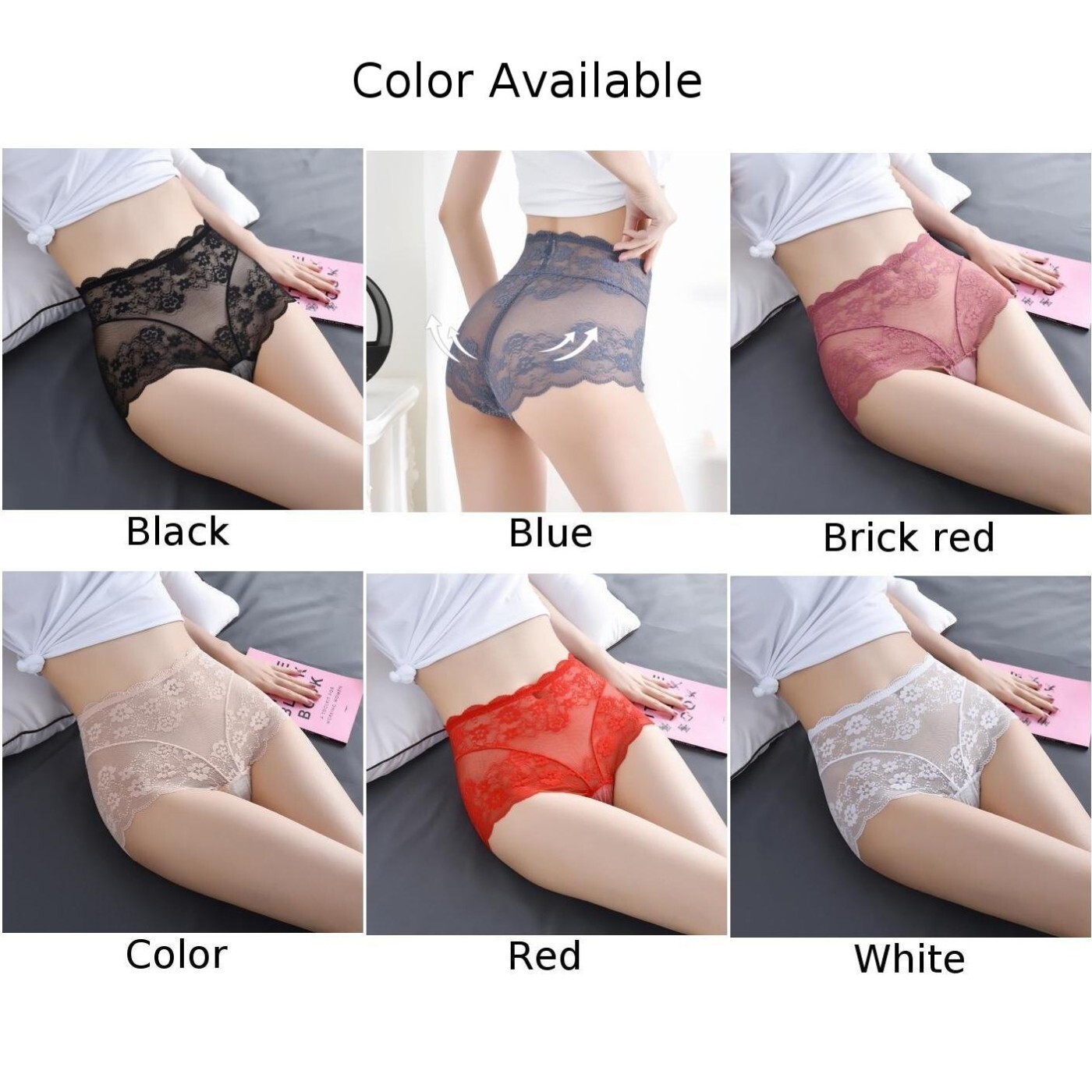 Womens G-string Panties Thongs Lingerie Underwear Briefs Seamless 6 PCS